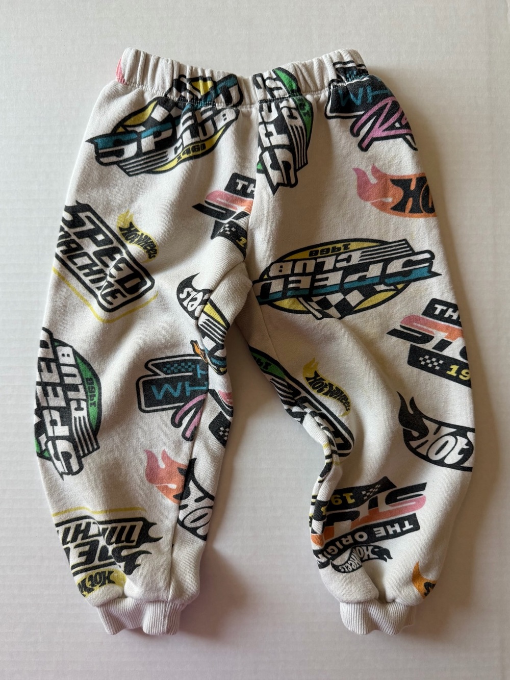 Zara Kids x Hot Wheels All Over Print Sweatpants Joggers 5-6Y